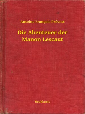 cover image of Die Abenteuer der Manon Lescaut
